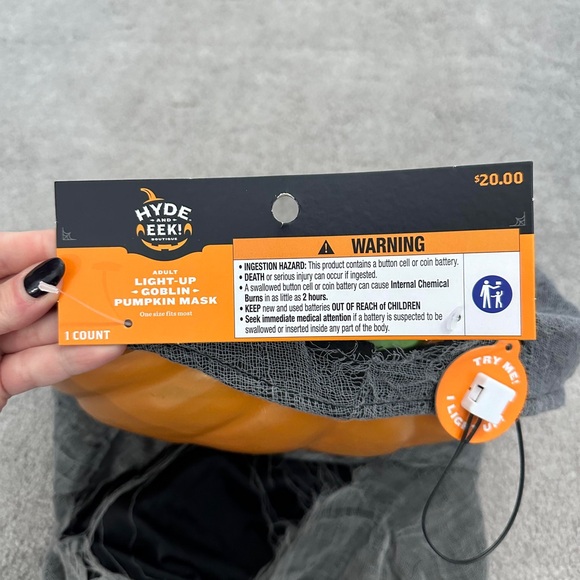 HYDE light up  Pumpkin mask - Picture 5 of 5